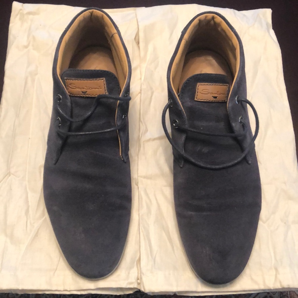 Santoni Suede Boots
